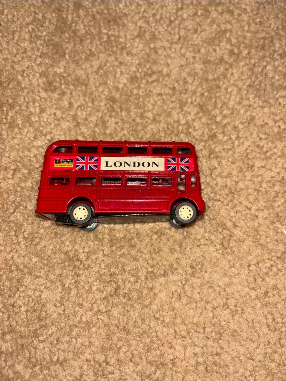 London Double-Decker Toy Bus - Red Kids Vehicle